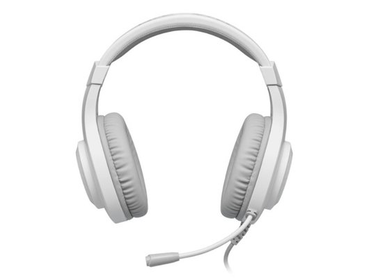 Игровые наушники проводные Defender Ghost LED белый